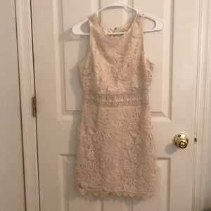 Double zero ivory lace dress